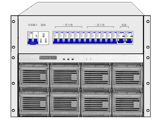 Op maat gemaakte telecom-stroomvoorziening 48V 30A Communicatie-stroomvoorziening Rectifier module