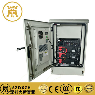 3kva buiten UPS behuizing IP55 Lifepo4 Batterijkas 48V Met 3pcs Batterij En Airconditioner