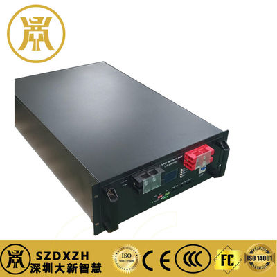 Zwarte Lithiumbatterij 19 inch Rack Lithium ijzeren Batterij 150AH
