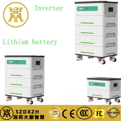 Stapelbare 5kW lithium-ion batterij Op maat gemaakte fotovoltaïsche opslagbatterij Wit voor thuis
