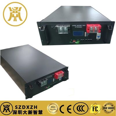 Rack Mount 48VDC Batterij 7200Wh Lithium Ion Batterij Pack voor zonne-energie opslag systeem