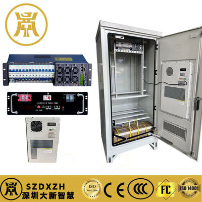 40U Outdoor 19 Rack Cabinet Weerbestendige buitenruimte IP55 met koeling en stroomstelsel
