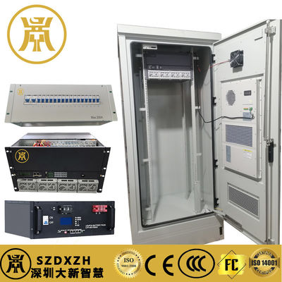 Geïntegreerde IP55 buitenkas 20U - 40U stroomdistributie behuizing voor de telecomindustrie
