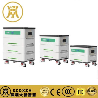 10kWh / 5kW Stapelbare LiFePO4 batterij IP51 Stapelbare batterijpakket